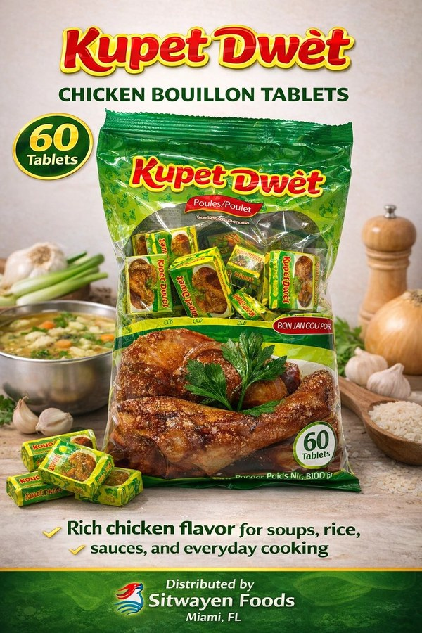 Kupet Dwet Chicken Bouillon Tablets — 720 Tablets Per Case