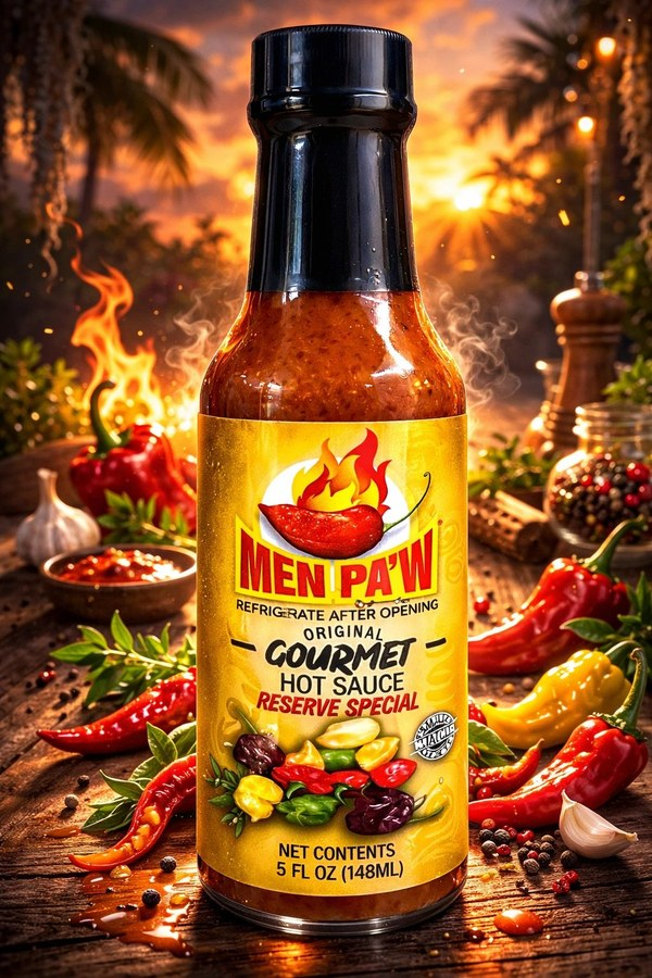 Men Paw Gourmet Hot Sauce 5 OZ x 24 Units Per Case