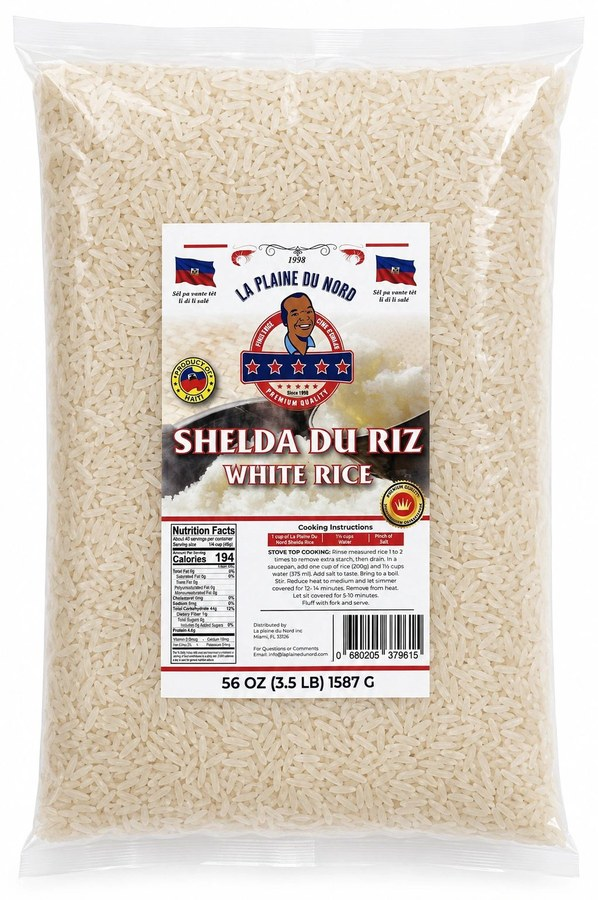 Shelda Rice 3.5 LB x 12 Bags Per Case