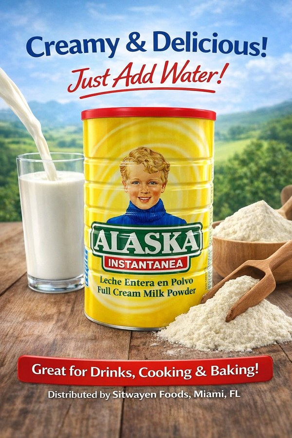 Alaska Full Cream Milk Powder 2500G x 6 Units Per Case