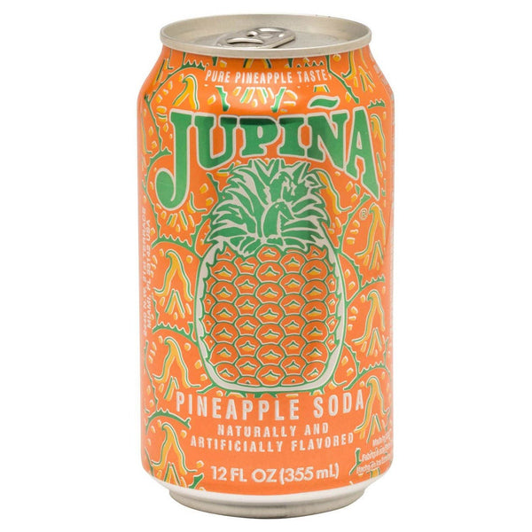 Jupina Pineapple Soda 12 OZ x 24CT Per Case