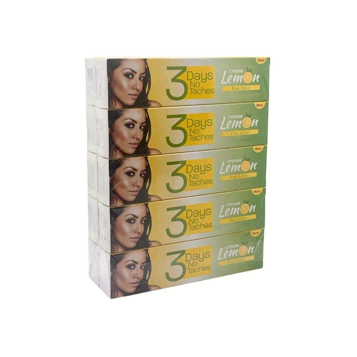 3 Days No Taches Clear Lemon Cream — 10 Units Per Pack